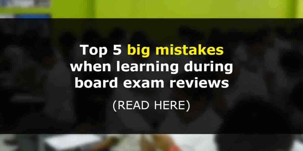 mistakes when learning