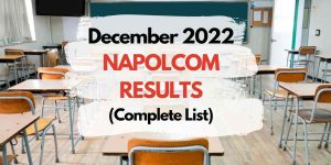 December 2022 NAPOLCOM Exam Results