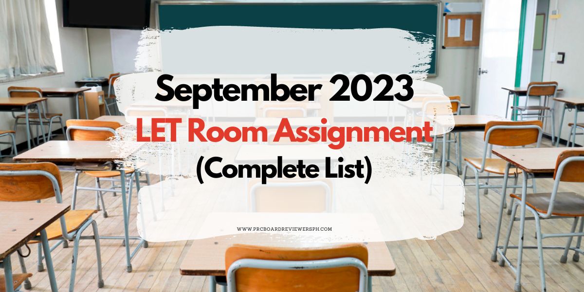 let room assignment september 2021